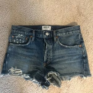 AGOLDE Parker Vintage Loose Fit Cutoff Shorts